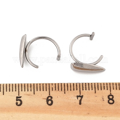 Серьги-манжеты из нержавеющей стали 304 EJEW-B116-05P-1