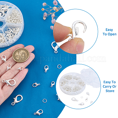 5 стиль застежки-лобстеры из цинкового сплава FIND-ME0001-79S-1