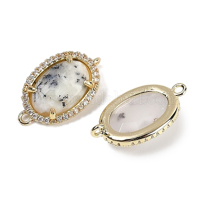 Натуральный цветочный опал овальные граненые звенья G-B126-07G-02-1