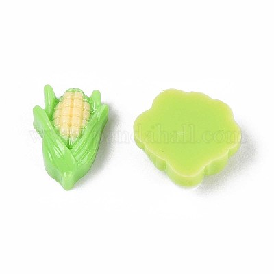 Кабошоны из непрозрачной смолы на тему овощей CRES-T025-25-1