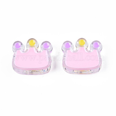 Прозрачные акриловые бусины ACRC-S039-08F-1