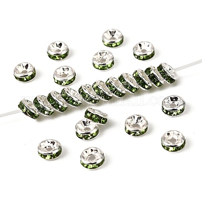 Латунь марки А горный хрусталь Spacer бисер RSB034NF-10-1