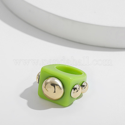 Милые кольца из смолы и пластика FS-WG19313-04-1