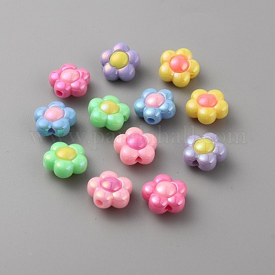 Wholesale Plating Acrylic Beads for jewelry making with cheap price ...