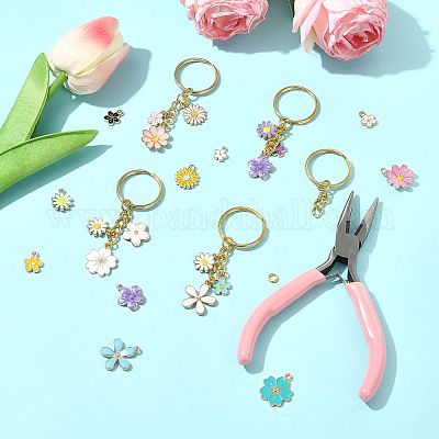 Набор для самостоятельного изготовления цветочного брелока DIY-FS0009-84-1
