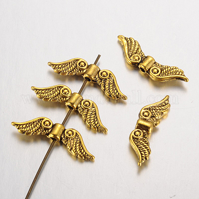 Сплавочные овальные бусины тибетского стиля  TIBEB-LF10271YKG-AG-LF-1