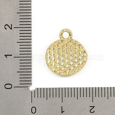 Подвески из сплава кофе с эмалью&nbsp;ENAM-B038-01G-01-1