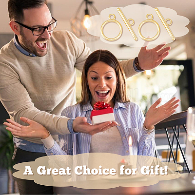 20 комплект экологически чистых латунных застежек-тоглов KK-DC0002-29-1