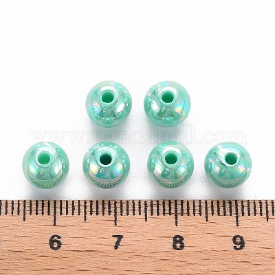 Непрозрачные акриловые бусины&nbsp;LS-MACR-S370-D8mm-S035-1