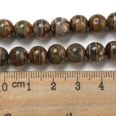 Тибетского стиля DZI бисер нитей G-P526-D02-01-1