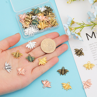 128 шт. 8 цвета подвески из сплава в тибетском стиле FIND-CA0007-06-1