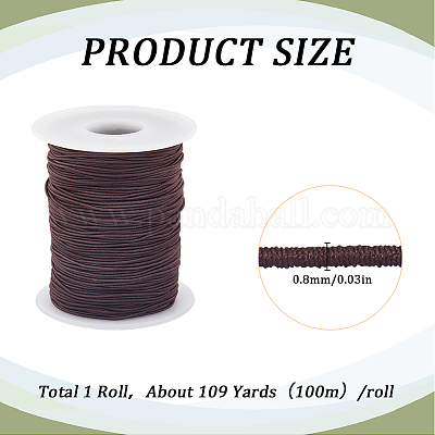 1 рулон 100м полиэстерового эластичного шнура OCOR-SC0001-10A-03-1
