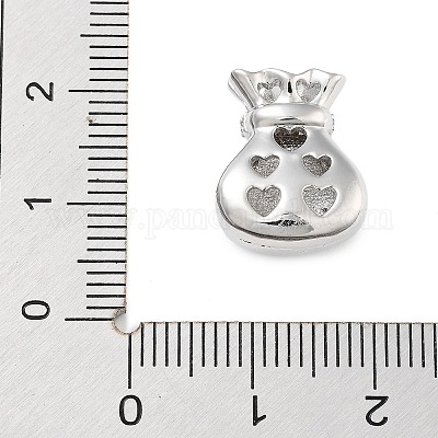 Покрытие стойки латунь микро паве бусины циркония KK-B097-06P-1