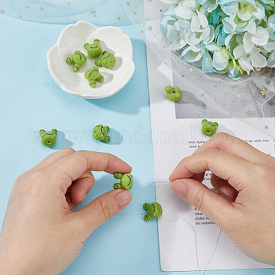 10шт бусины лэмпворк ручной работы LAMP-HS0001-03-1