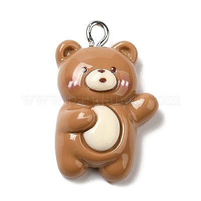 Подвески из непрозрачной смолы RESI-C037-02H-1