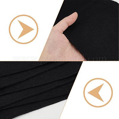 Ребристая ткань из 95% хлопка и 5% эластичного волокна для манжет FIND-WH0018-04B-1