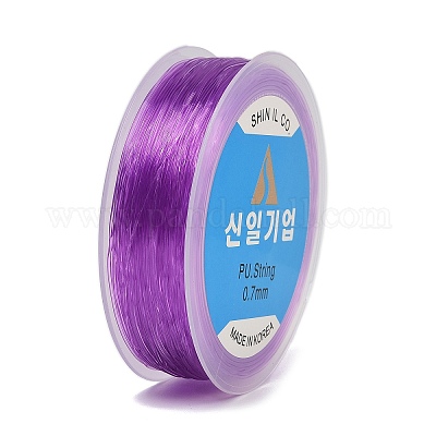 Корейская эластичная эластичная нить с круглыми кристаллами EW-Z002-01-0.7mm-1