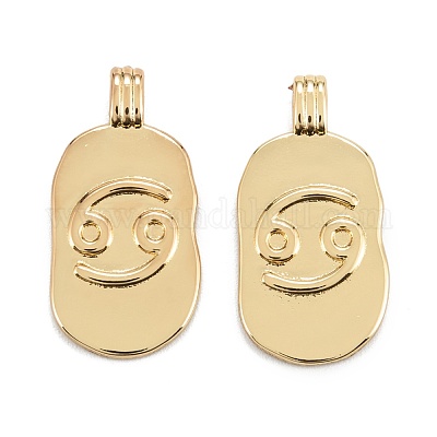 Латунные подвески KK-O140-20G-10-1