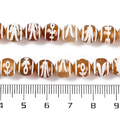 Perles de style tibétain&nbsp;G-U006-06H-02-1