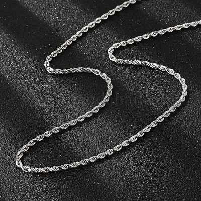 Ожерелья из нержавеющей стали 304 NJEW-E026-09P-1