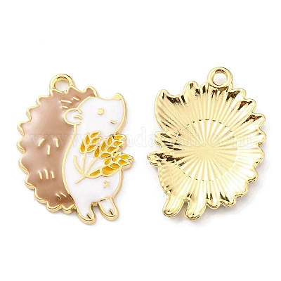 Подвески из эмали и сплава ENAM-D051-17B-G-1