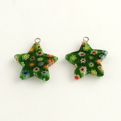 Стеклянные подвески миллефиори LK-R006-04-1