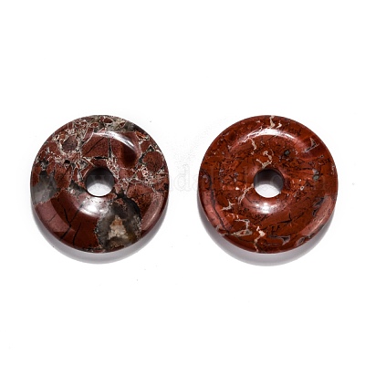 Природные брекчированных яшмы подвески G-F524-B14-1