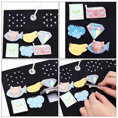 2 PCS Pin Collection Display Case,Wall Hanging Brooch Pin Organizer,Pin  Board for Enamel Pins,Pin Collections Storage Holder.(Not Include Any