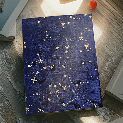 Бархатная обложка книги AJEW-WH20072-78A-1