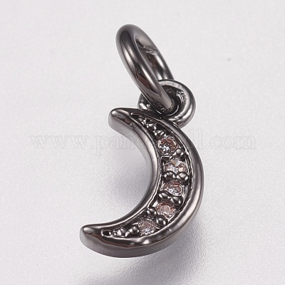 Латунные микро проложить кубического циркония подвески ZIRC-E147-59B-1