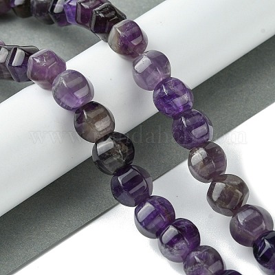 Natürlichen Amethyst Perlen Stränge&nbsp;G-H023-A08-01-1
