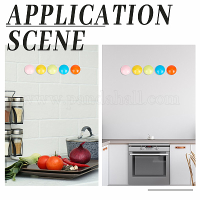 2 комплект из 2 настенных крючков-вешалок с ручкой из полипропилена AJEW-GF0006-83-1