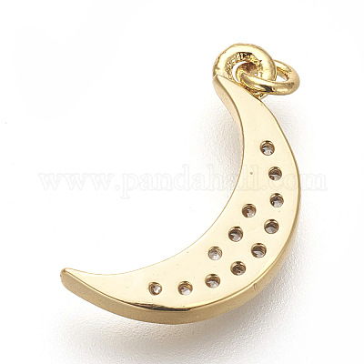 Латунные микро проложить кубического циркония подвески ZIRC-E152-27G-RS-1