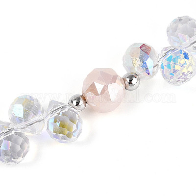 Стеклянные и акриловые и ccb бусины нити MAK-T011-05M-1