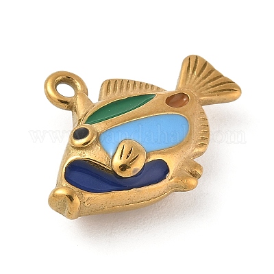 Подвески из нержавеющей стали 304 с эмалью STAS-Z153-09G-03-1