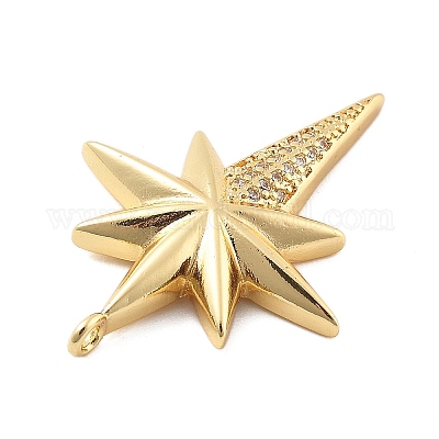 Латунные микро проложить кубического циркония подвески KK-L209-083G-1