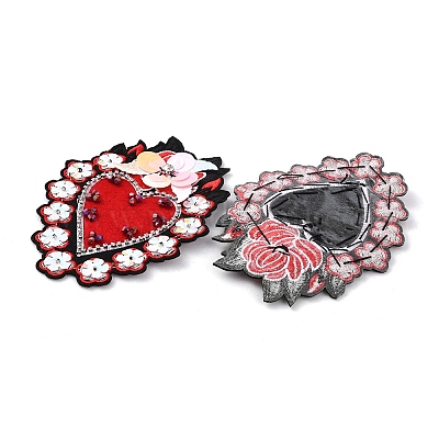 Heiliges Herz mit Blumenmuster&nbsp;PATC-WH0010-17-1