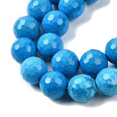 Бусины из натурального магнезита&nbsp;G-P598-E-10mm-02-1