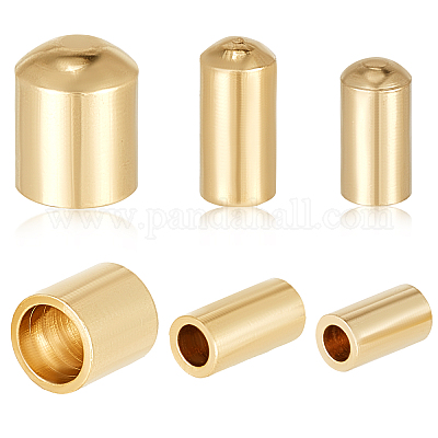 Brass Leather Cord End Cap Inside Diameter 1.5mm