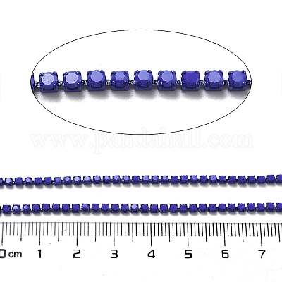 Железная цепочка для стеклянной чашки со стразами CH-U001-01T-1
