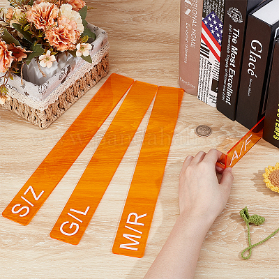 4шт. 4-х стилистический акриловый разделитель для книг AJEW-BC0008-27A-1