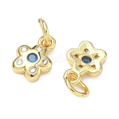 Латунные микро проложить кубического циркония подвески&nbsp;KK-P348-05G-1