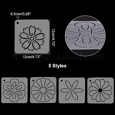 5 лист 5 шаблона матовый полипропиленовый пластик чертеж масштаб шаблон DIY-CA0001-79-1