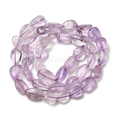 Natürlichen Amethyst Perlen Stränge&nbsp;G-D324-01-1