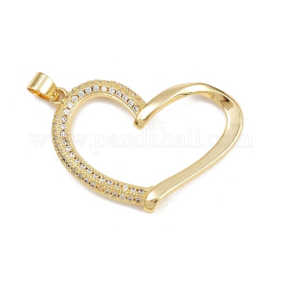 Латунные микро проложить кубического циркония подвески KK-C132-03B-G-1