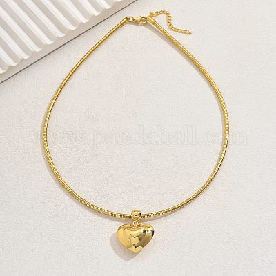 Женское ожерелье с подвеской в форме сердца из нержавеющей стали 201 DK9746-1