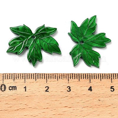 Непрозрачные акриловые подвески OACR-I020-07A-02-1