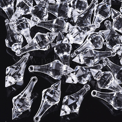 Прозрачные акриловые подвески&nbsp;TACR-S133-027A-1