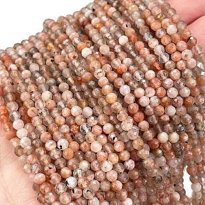 Natürliche sunstone Perlen Stränge&nbsp;X-G-L597-C01-01-1