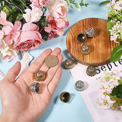 9 шт. 3-цветная подвеска из сплава в тибетском стиле FIND-CA0011-04-1